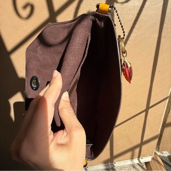 COACH Karlee Crossbody Leather Clutch C2815 - Picture 6 of 7